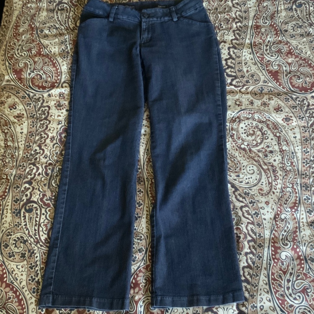 Lee Dark Blue Flare Wide-Leg Jeans